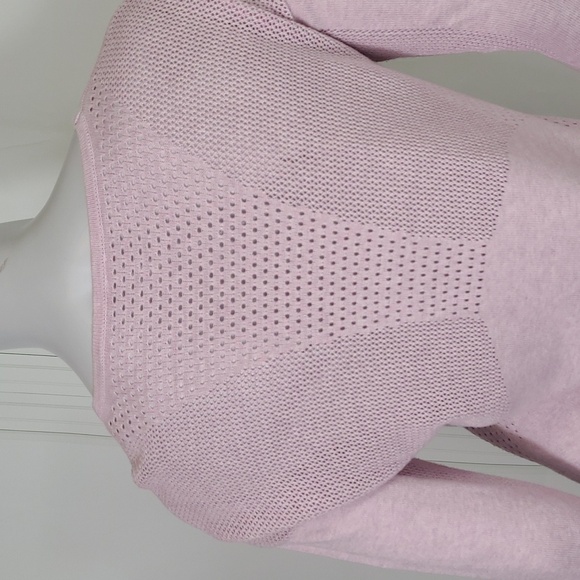 Lululemon Still Movement SZ 6 Sweater Light PinkThumb Holes SEE MEASUREMENTS - Picture 5 of 8